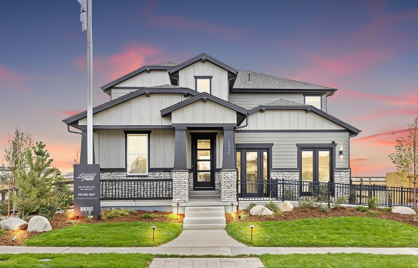 American Legend Homes V433 Exterior Barefoot Lakes Homefinder Model Home