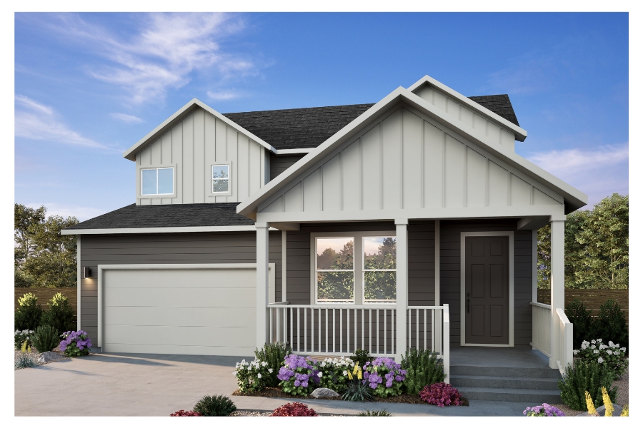 Canvas Three MODEL HOME Framed