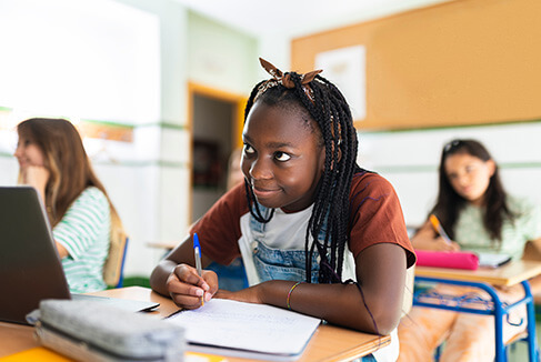 Students in Mead Middle School near Barefoot Lakes Firestone Colorado