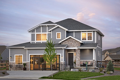 Brookfield Residential Model Home Barefoot Lakes Firestone Colorado