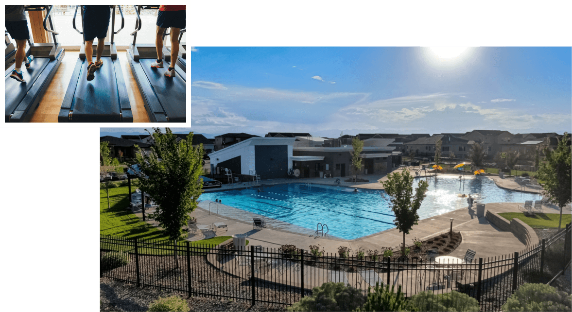 The Cove Amenity Center in Barefoot Lakes Firestone, Colorado
