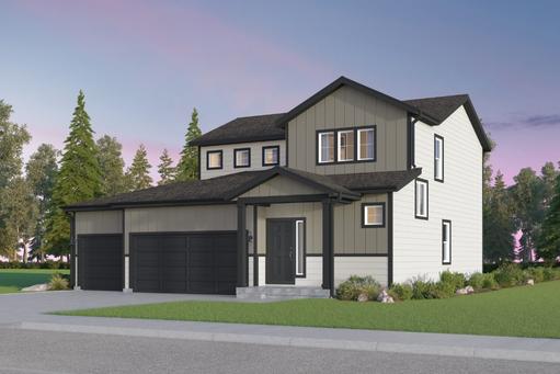 Mosaic 4 Model Home by Brookfield Residential in Barefoot Lakes Firestone, CO