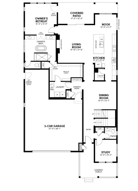 Big Sky Seven First Floor Brookfield Residential Barefoot Village Firestone Co
