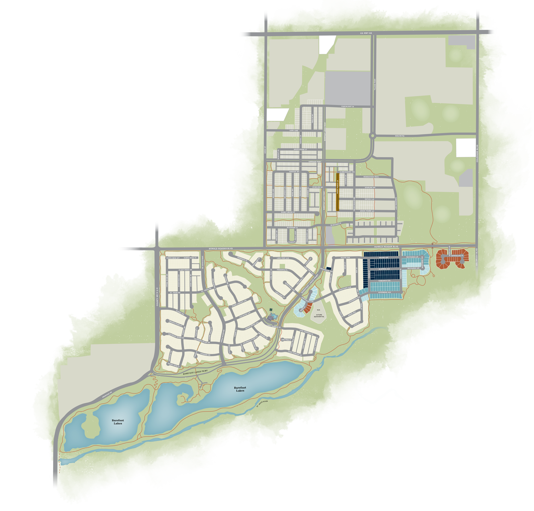 Barefoot Colorado Community Map Base 11