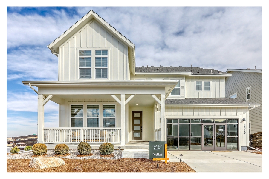 Brookfield Residential Barefoot Village Big Sky MODEL HOME Framed1