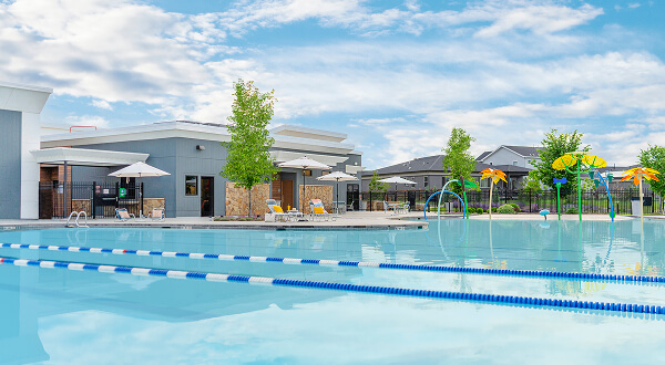 The Cove Amenity Center in Barefoot Lakes Firestone, CO