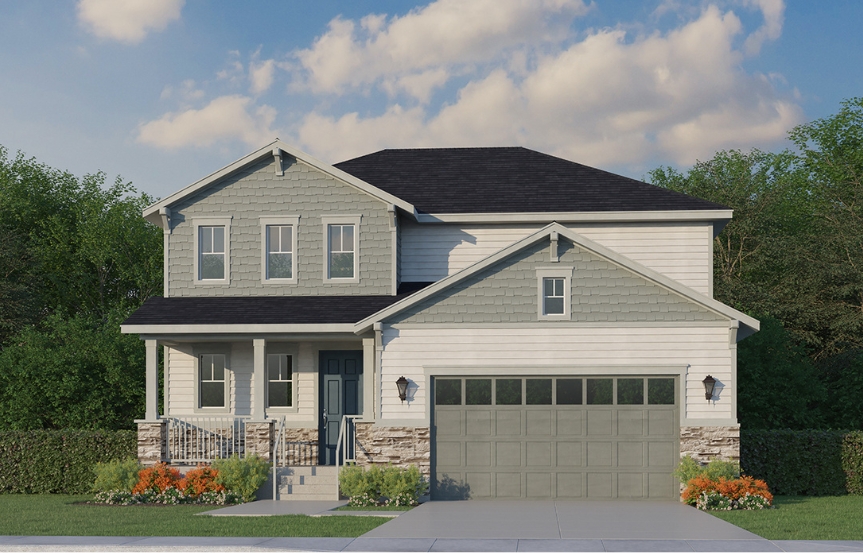 American Legend Barefoot Lakes V432 Elevation A