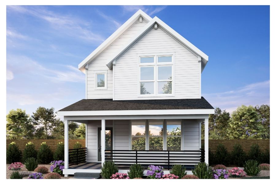 Tealight Six MODEL HOME Framed