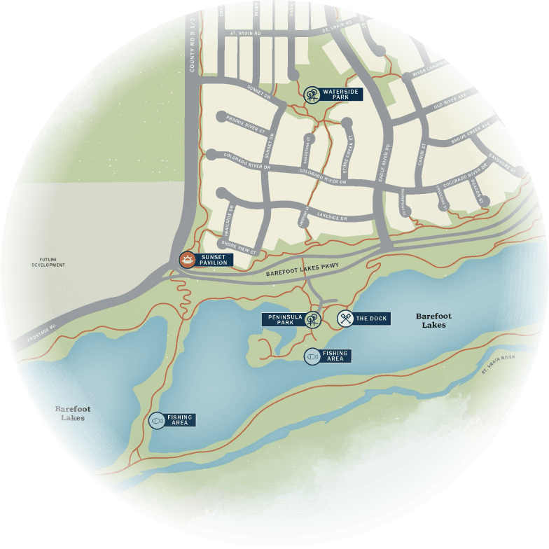 Map of Barefoot Community Firestone, CO