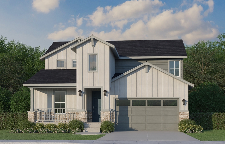 American Legend Barefoot Lakes V433 Elevation C Stone