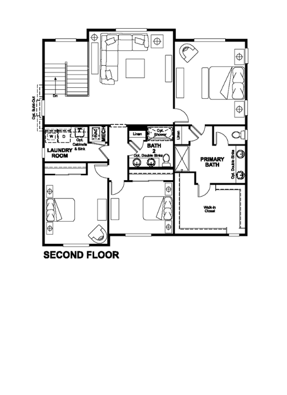 Hopewell Second Floor Richmond American Homes Barefoot Village Firestone Co