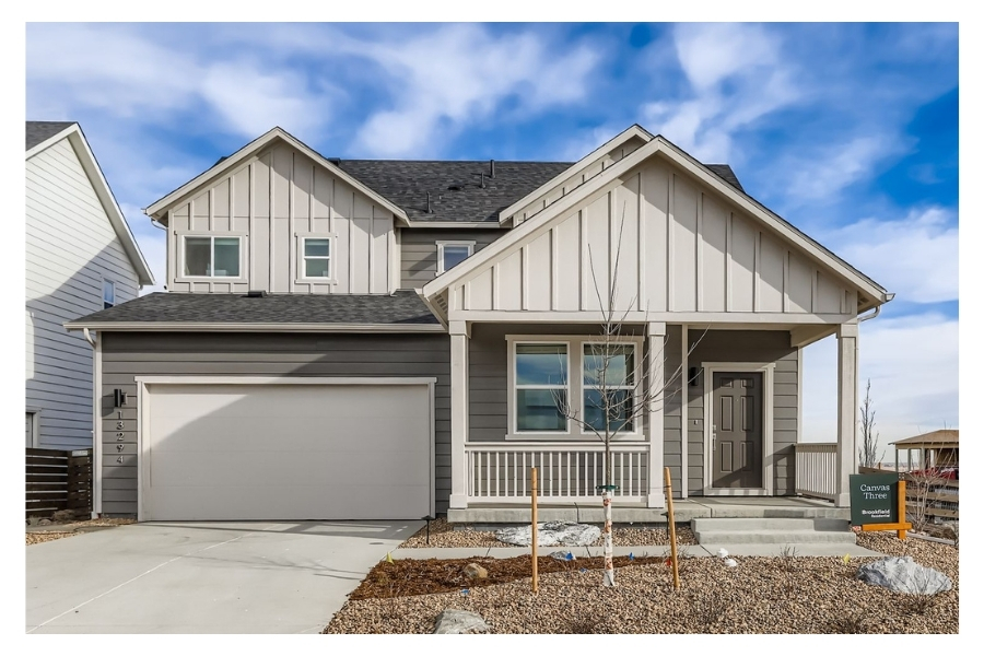 Canvas Three MODEL HOME Framed TEMP