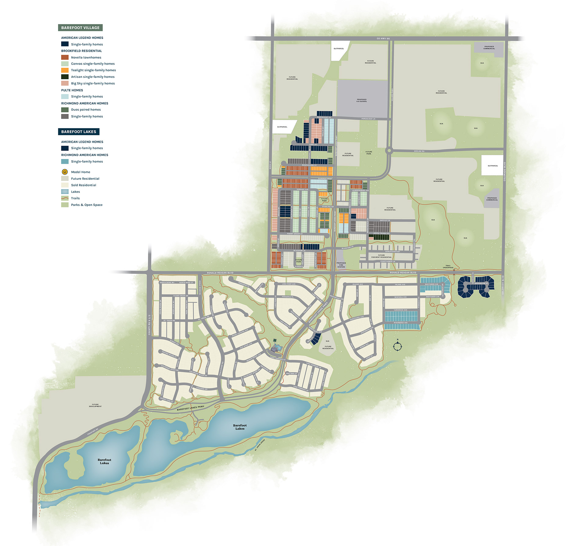 Barefoot Colorado Community Map